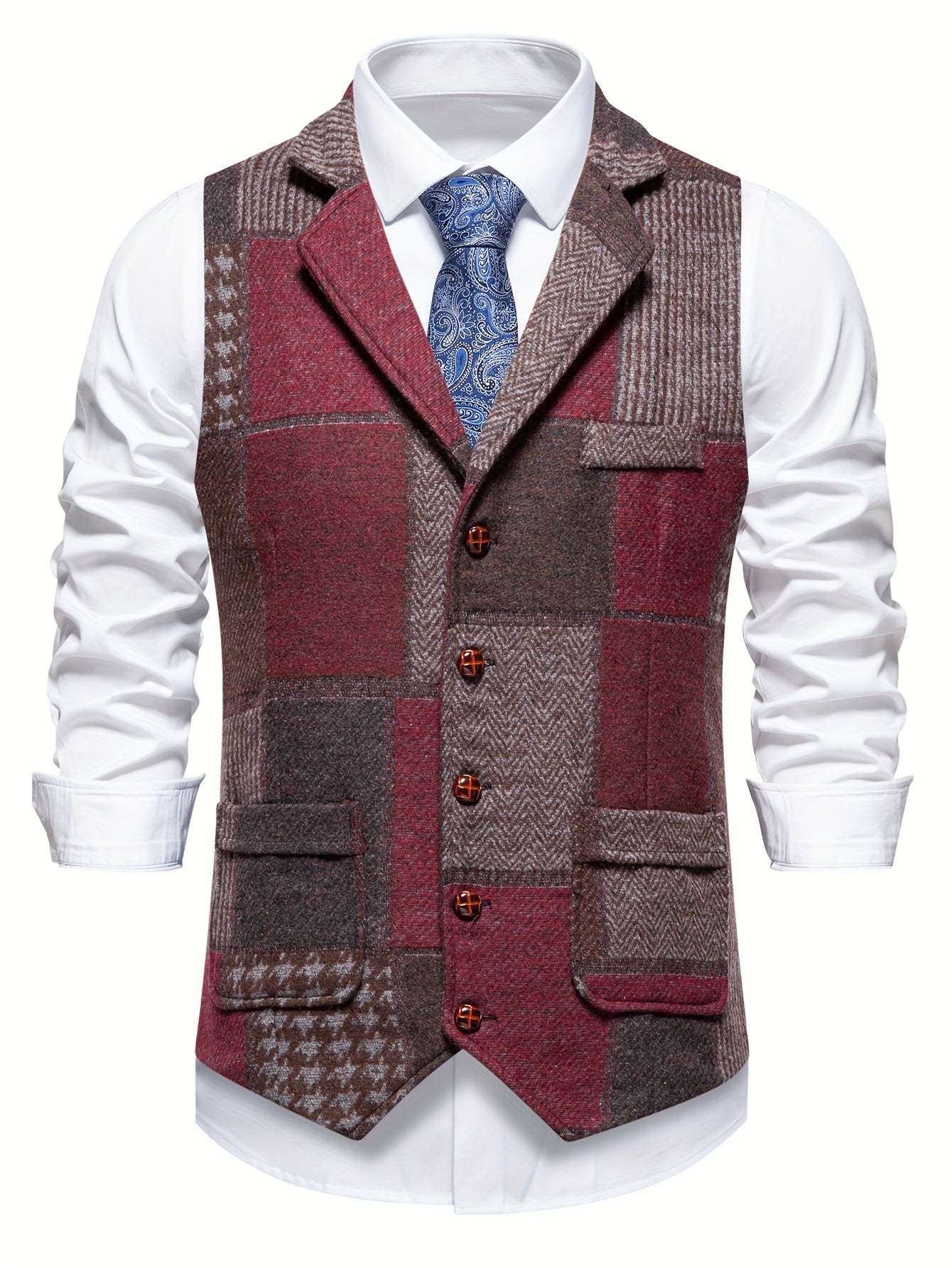 Evren - Tailored Patchwork Gilet