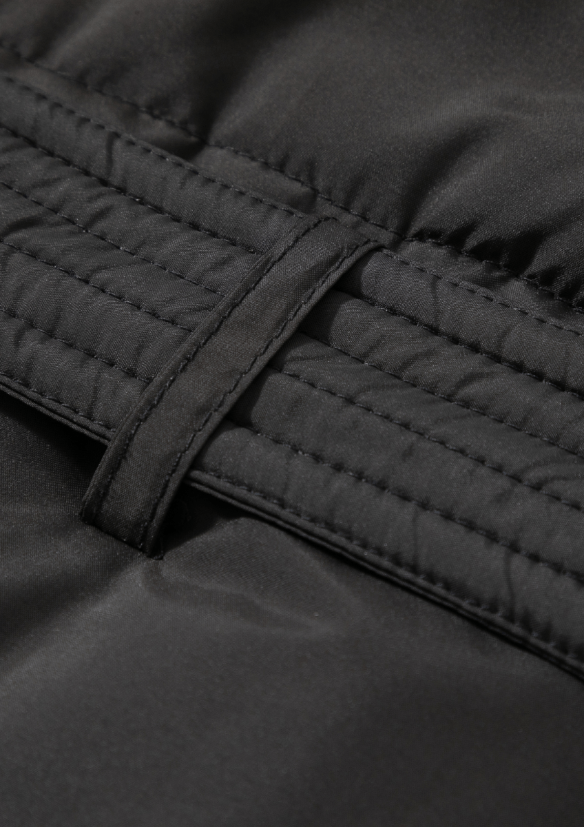BLAIRE | EXTRA LONG LENGTH BULETED BUTTON PUFFER JACKET