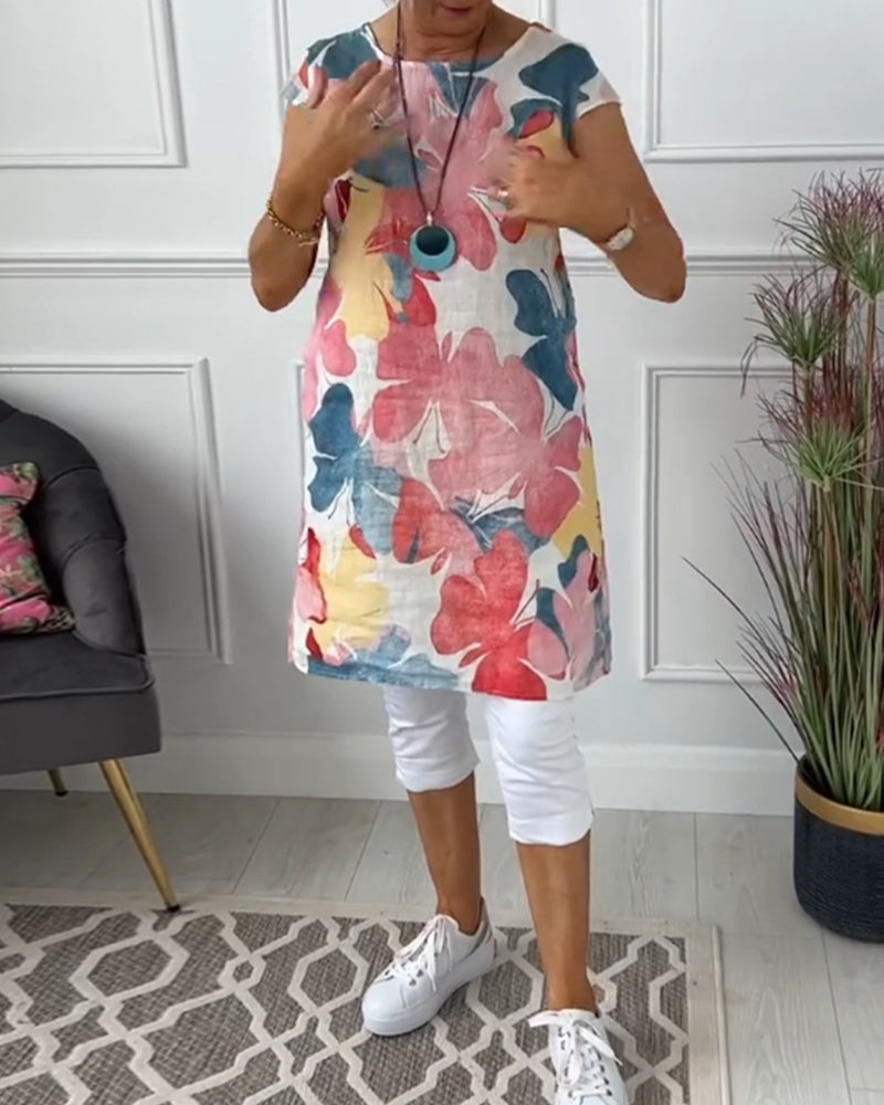 INGRID | CASUAL FLORAL DRESS