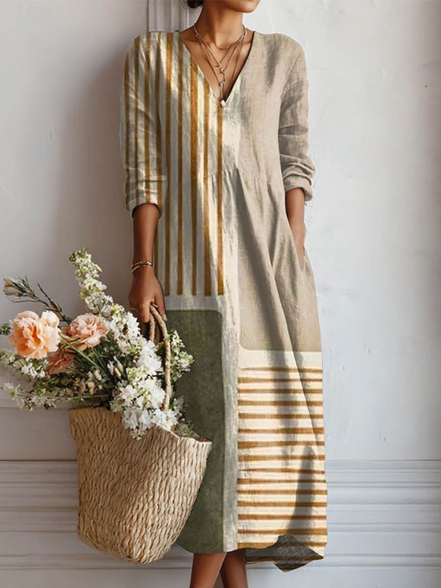 Deborah™ | Three-Quarter Sleeve Shift Dress