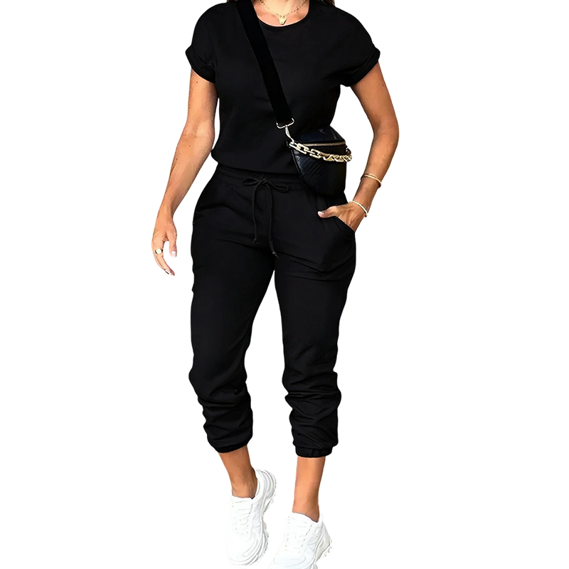 Tovelle - Casual Top and Jogger Trousers Set