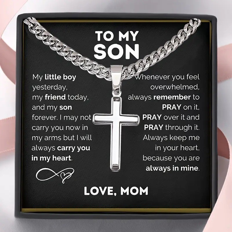 Halvor - Polished Cross Necklace