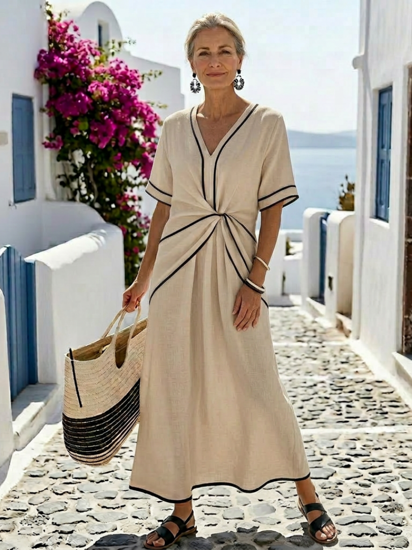 Kennedy™ | Elegant Gathered Waist Dress