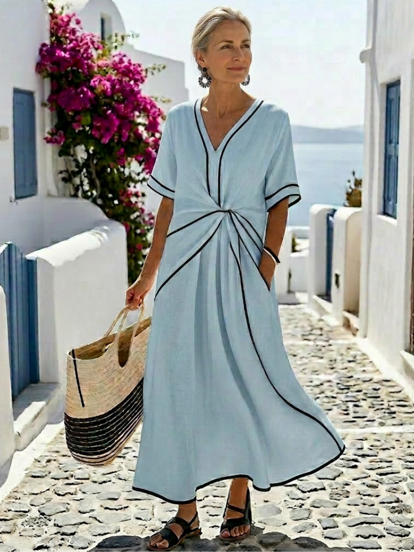 Kennedy™ | Elegant Gathered Waist Dress