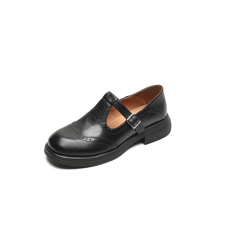 Elvara | Elegant Mary Jane in Leather