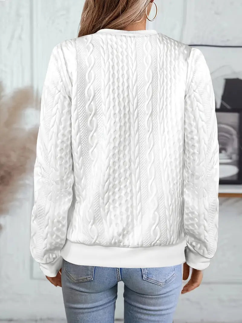 Elvarine™ | Textured Zip-Up Bomber Jacket
