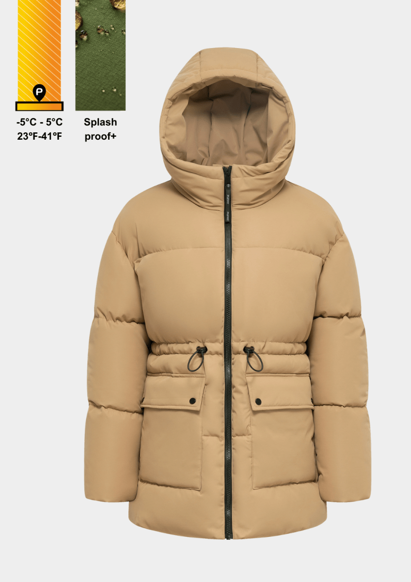 EVA | HOODED PUFFER JACKET SPLASHPROOF