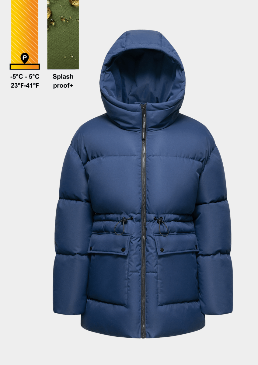 EVA | HOODED PUFFER JACKET SPLASHPROOF