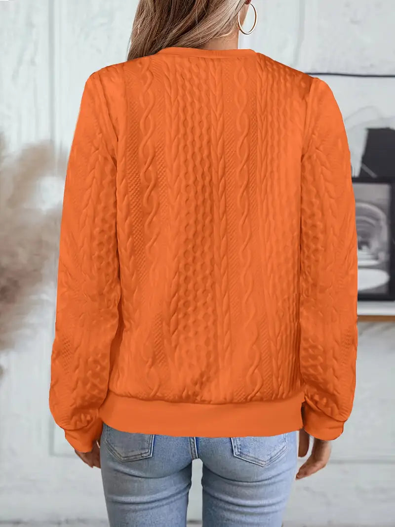 Elvarine™ | Textured Zip-Up Bomber Jacket