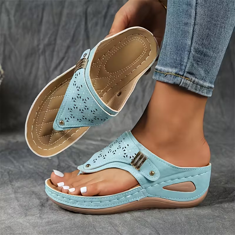 Ysola - Soft-Touch Wedge Sandals