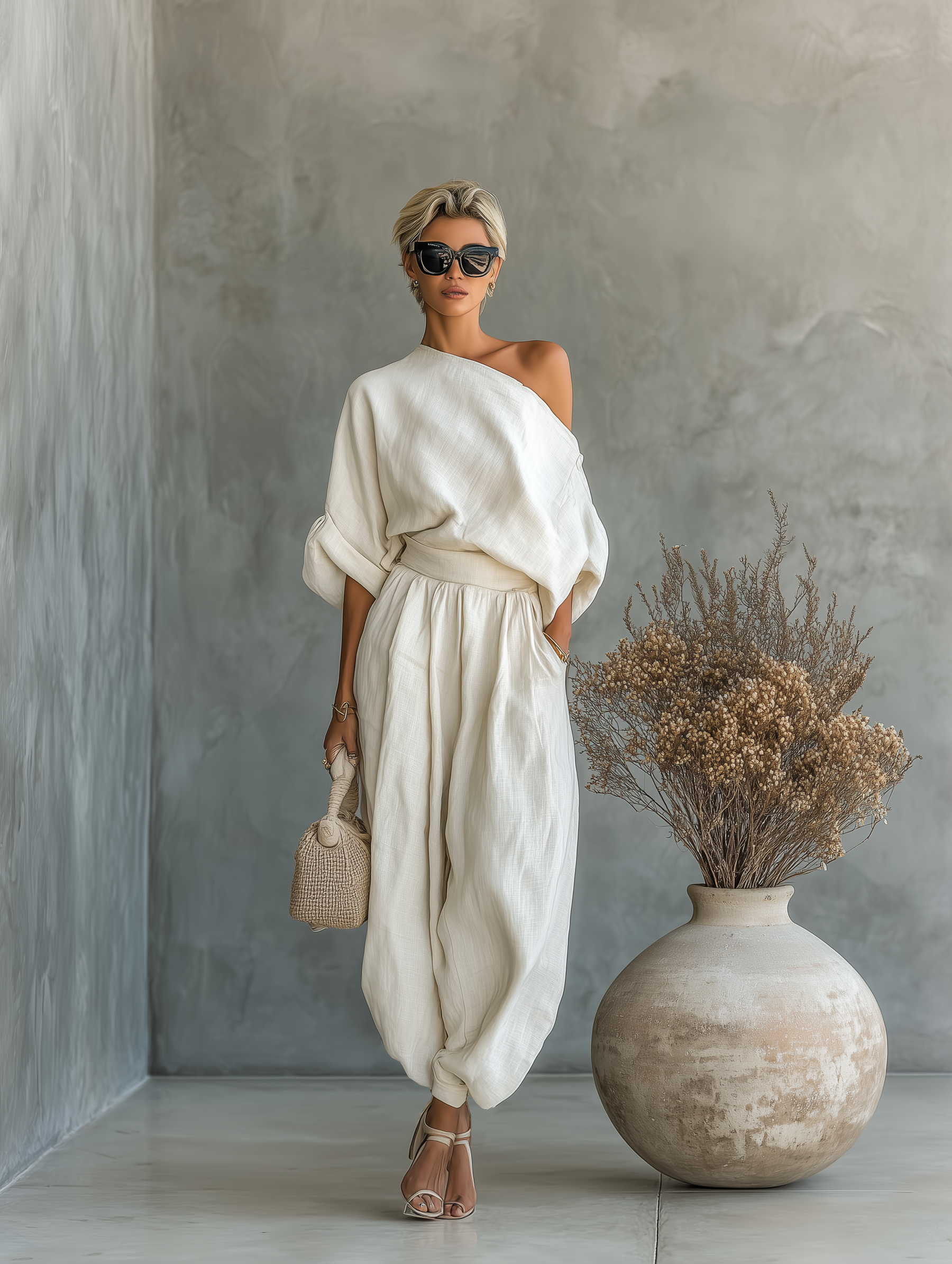 Odelise - Premium Linen Two-Piece Set