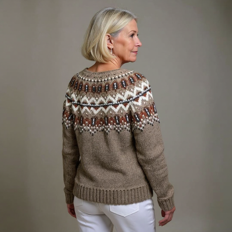 Saela & Co - Classic Icelandic Wool Vintage Cardigan