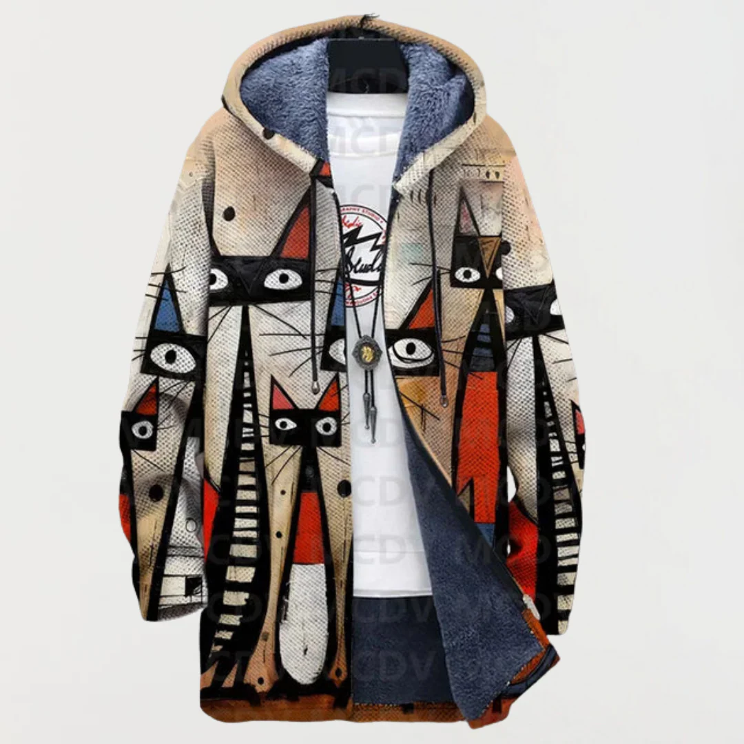 Melania - art -inspired cardigan