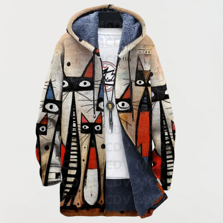 Melania - art -inspired cardigan