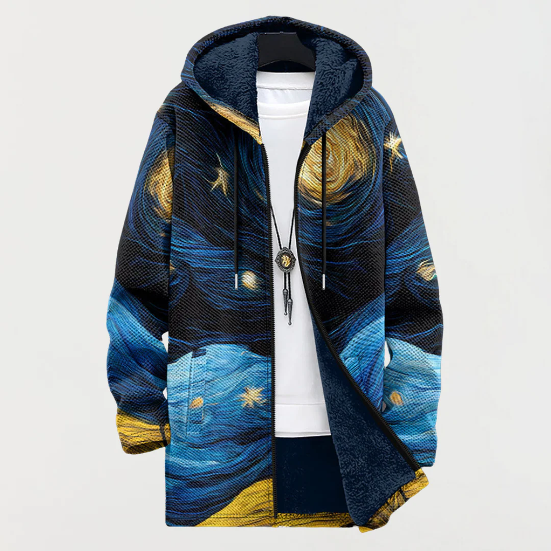 Leandra - art -inspired cardigan