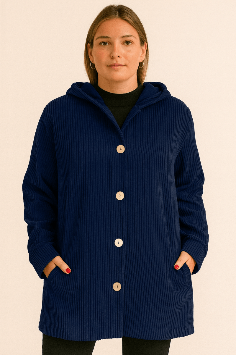 INDIE | CORDUROY HOODED JACKET