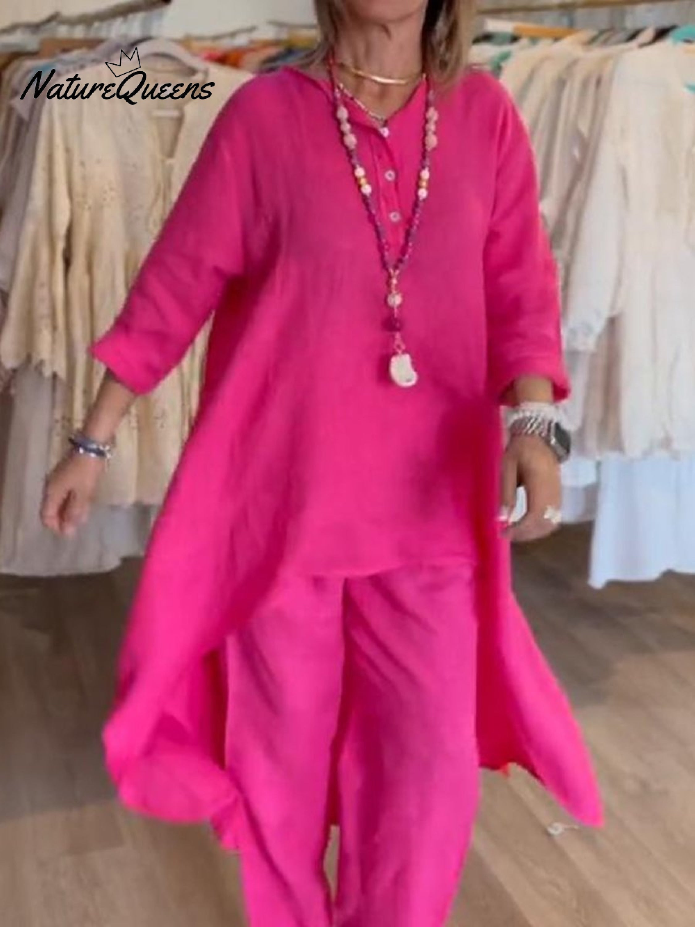 Women's  Solid Color Casual Suit