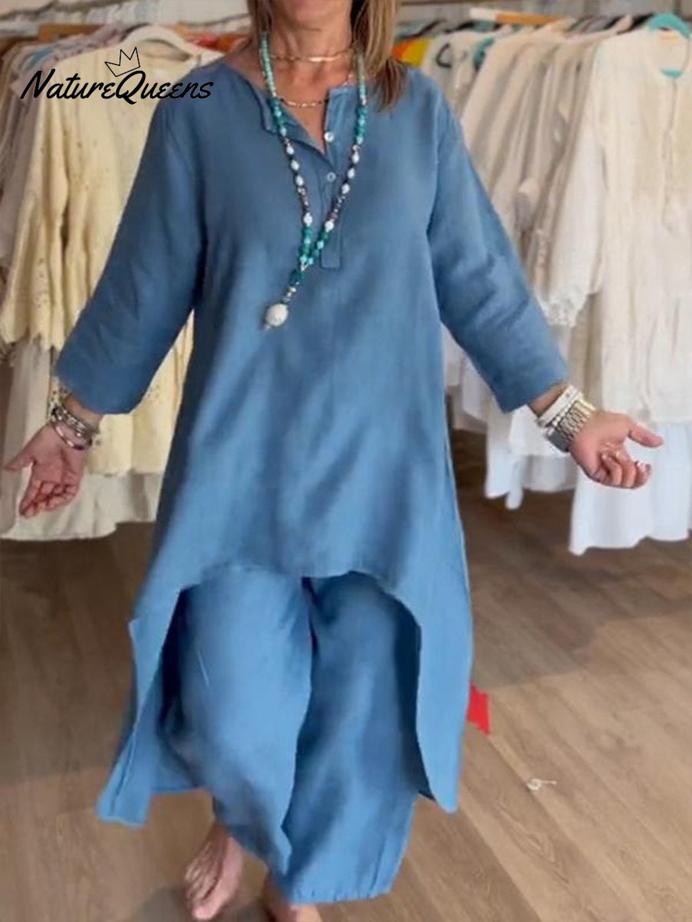 Women's  Solid Color Casual Suit