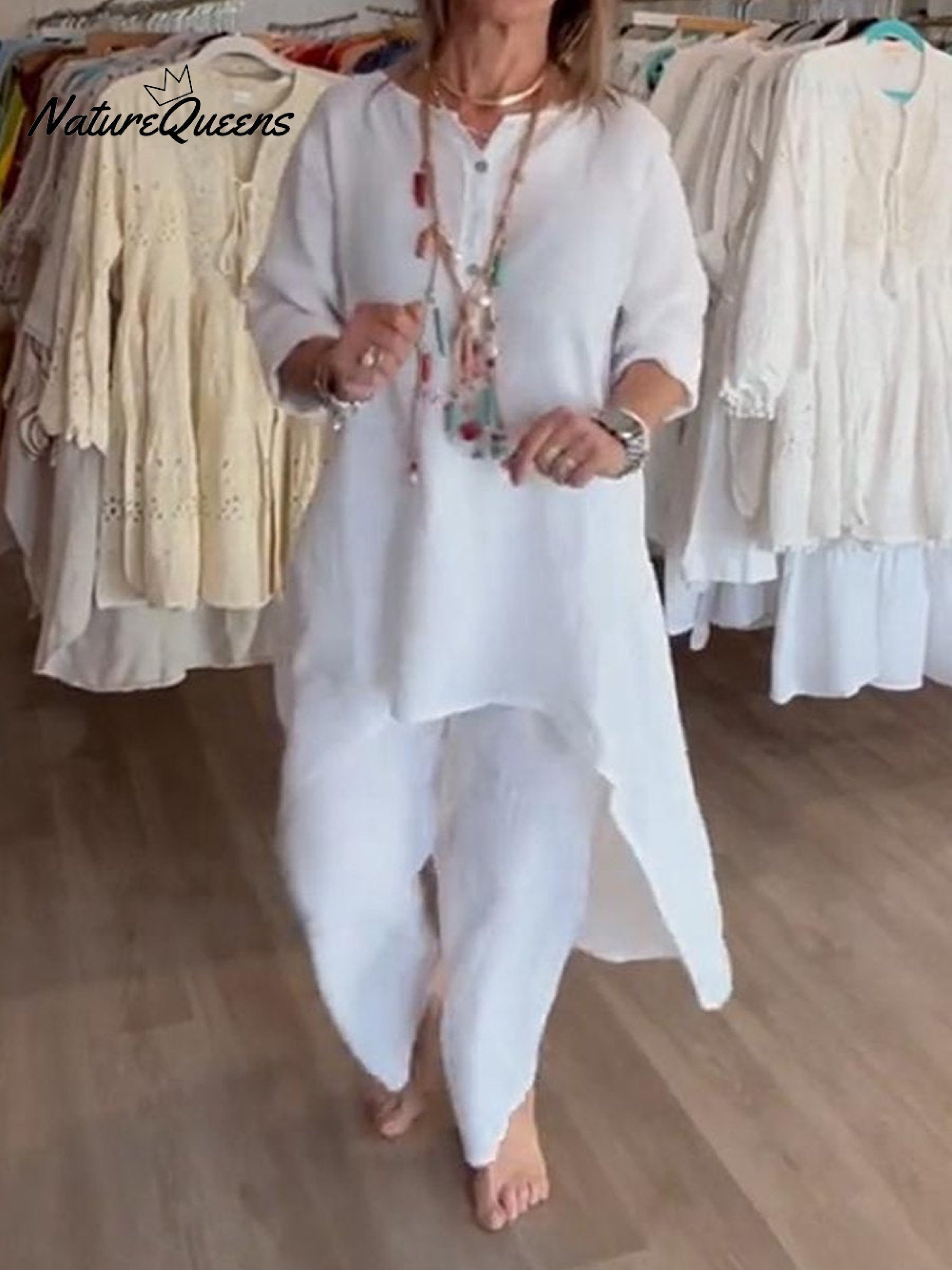 Women's  Solid Color Casual Suit