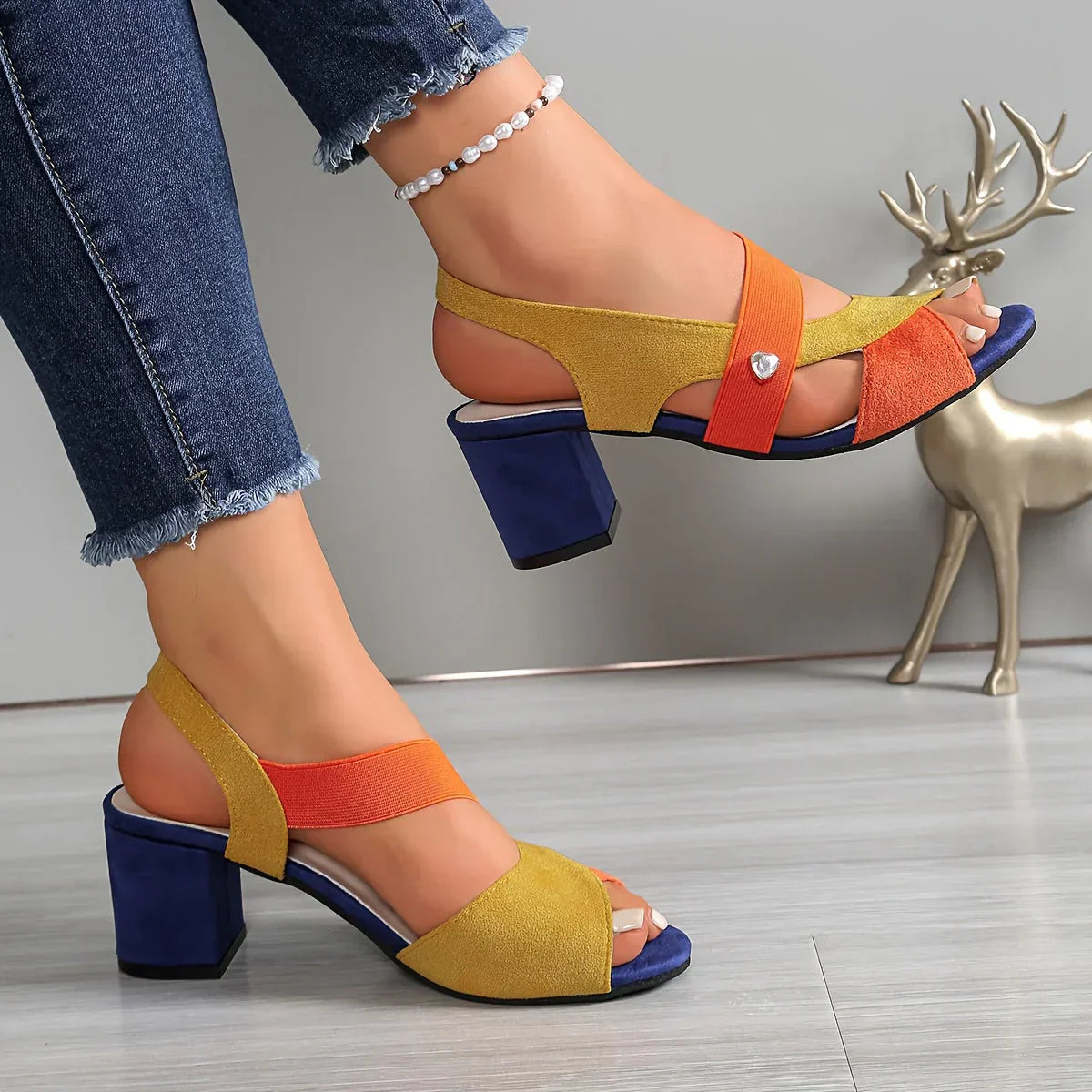 Lurene - Cushioned Block Heels