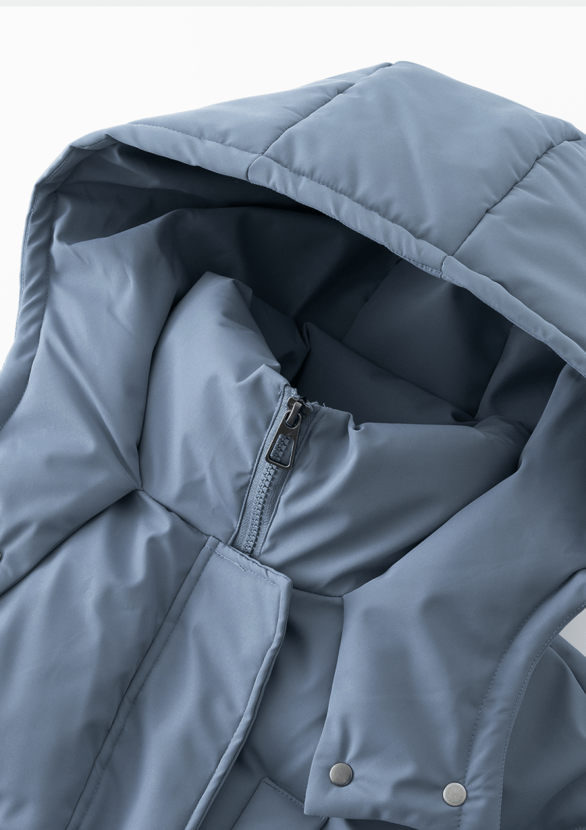 LUNA | HOODED LONG PUFFER JACKET