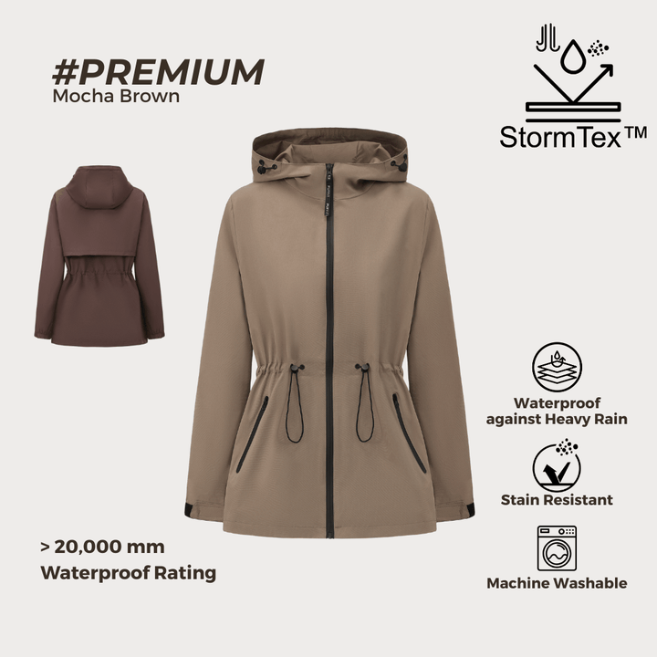 SAGE | LIGHTWEIGHT WATER REPELLENT RAINCOAT