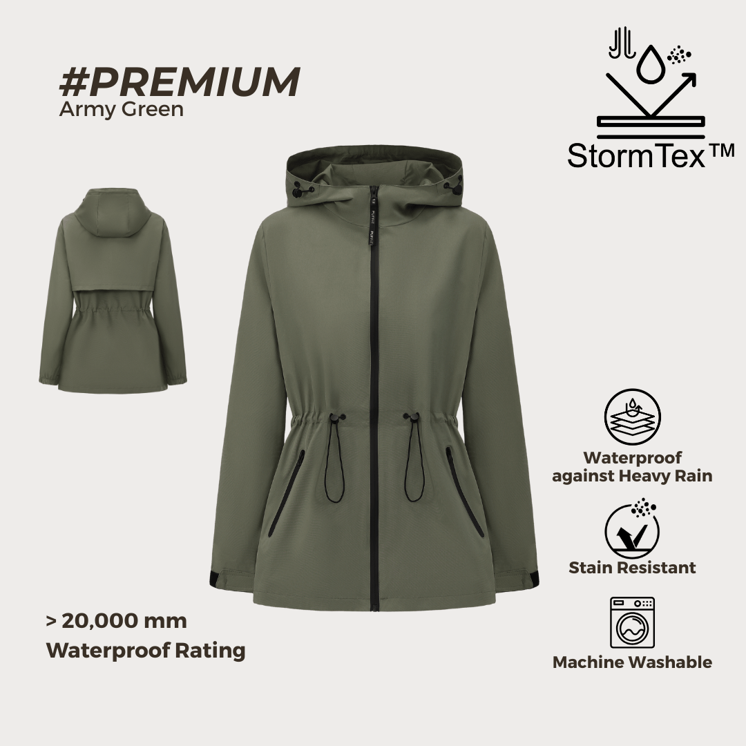 SAGE | LIGHTWEIGHT WATER REPELLENT RAINCOAT