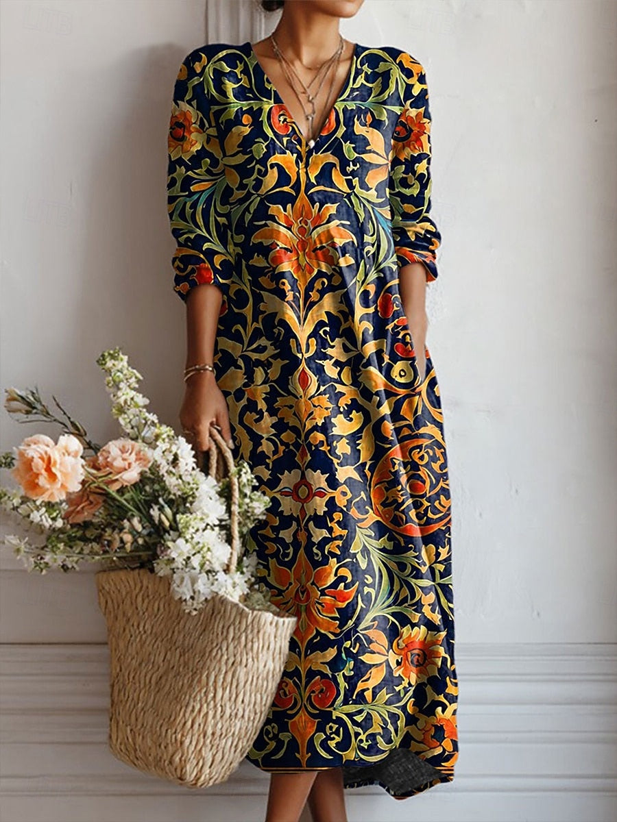 Amara™ | Cap Sleeve Swing Dress