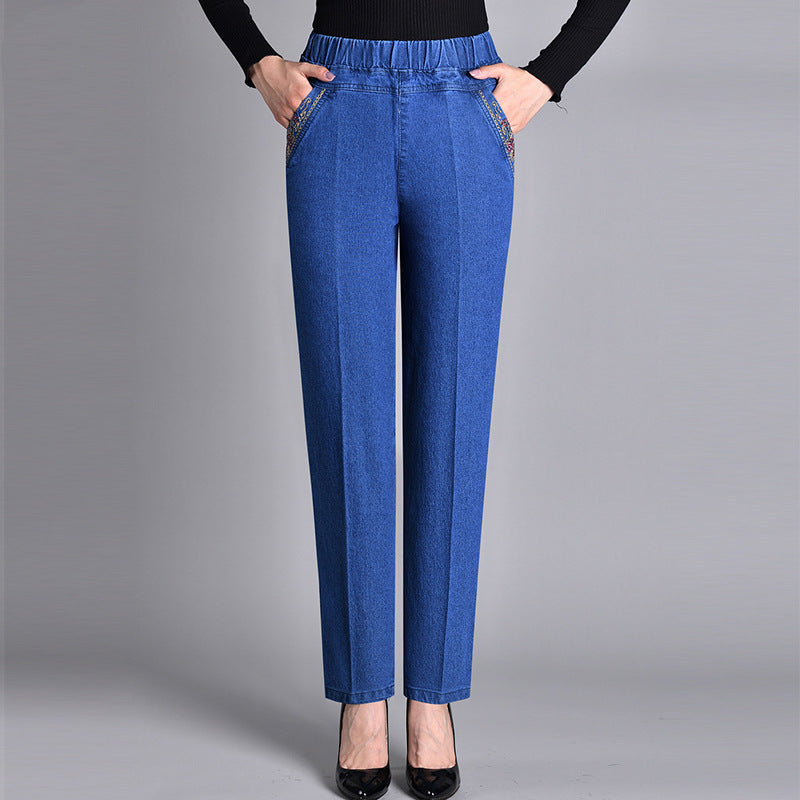 Teliraen - Soft-Touch Straight-Leg Jeans