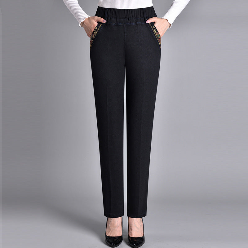 Teliraen - Soft-Touch Straight-Leg Jeans