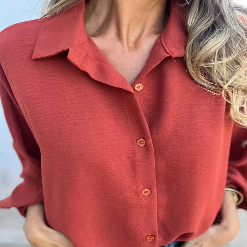 Anthea - Soft-Touch Balloon-Sleeve Shirt