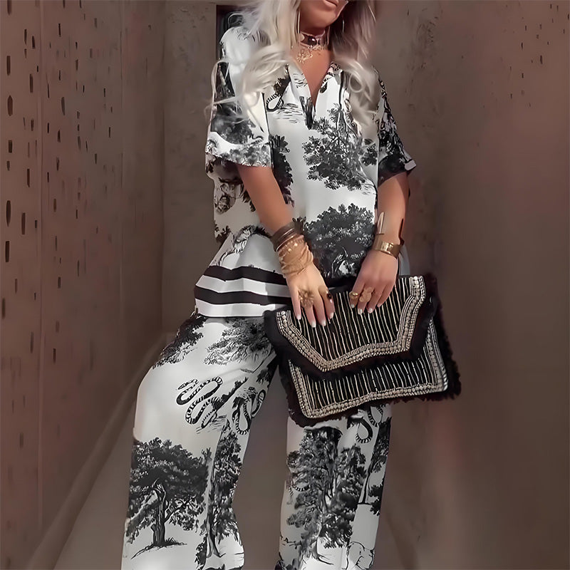 Adley - Floral Wide Leg Jumpsuit