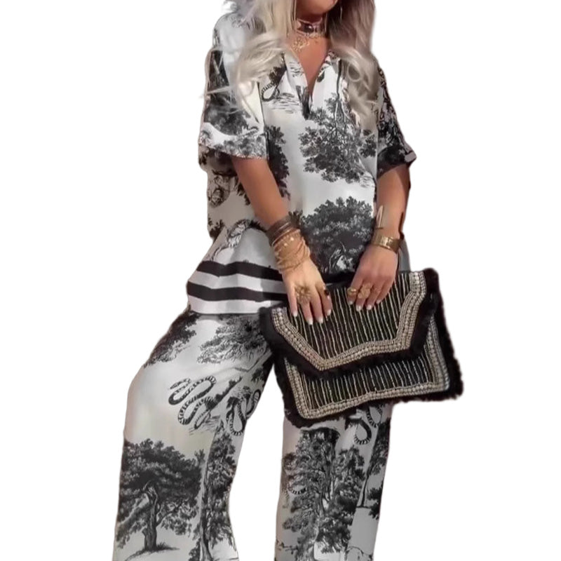 Adley - Floral Wide Leg Jumpsuit