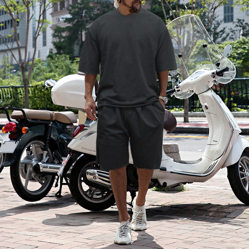 Eamon - Oversized Casual T-Shirt & Shorts Set