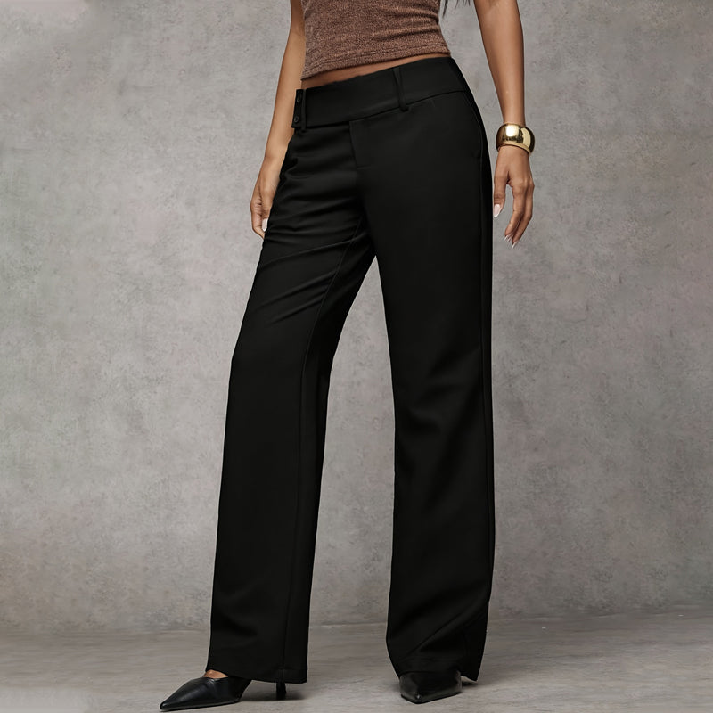Nylah - Tailored Flared Suit Trousers