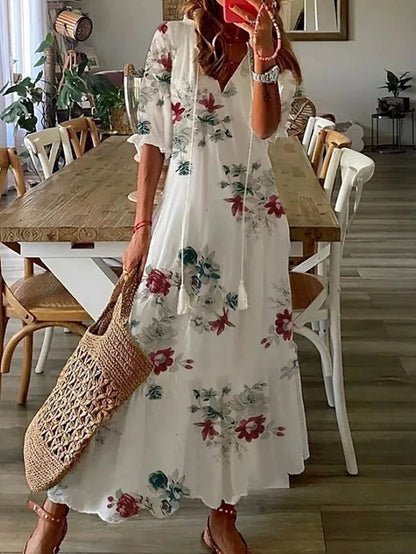 Coris - Flattering Bohemian Dress