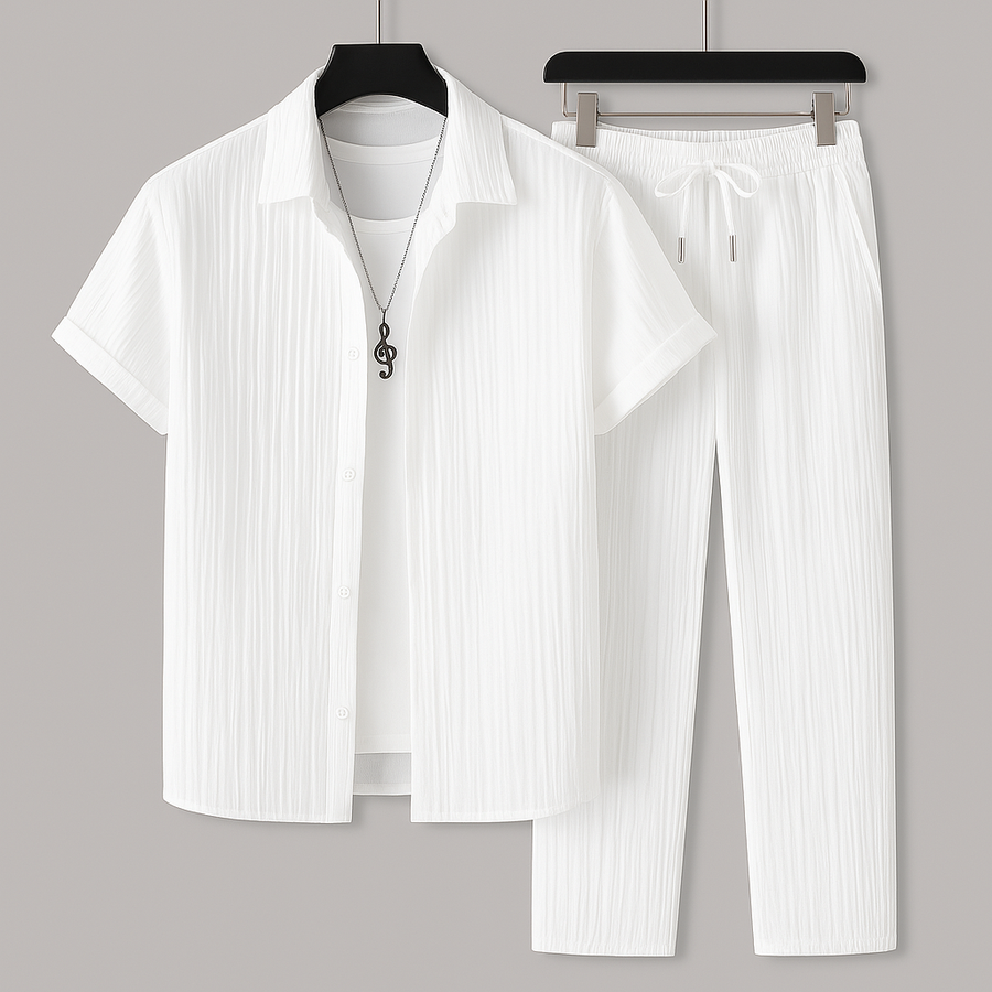 Icarus - Breathable Linen Two-Piece Set