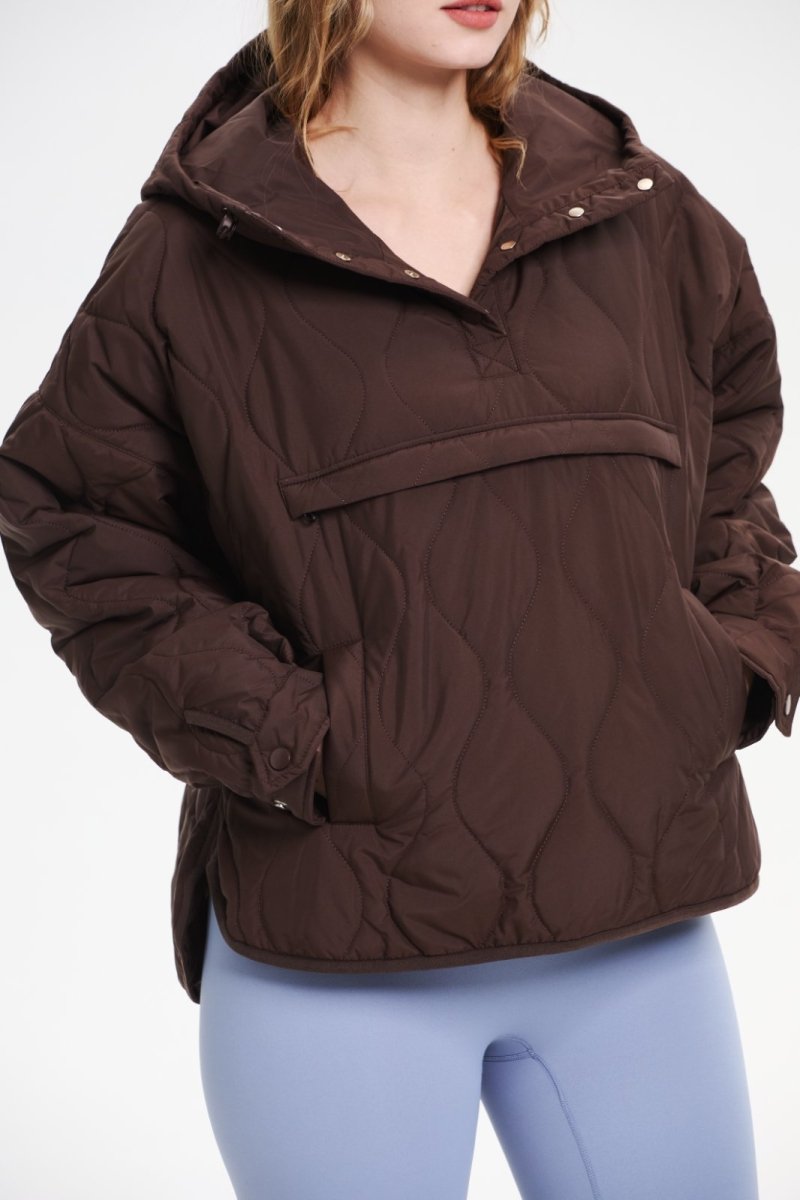 WILLOW | QUILTED WATER REPELLENT HOODED JACKET