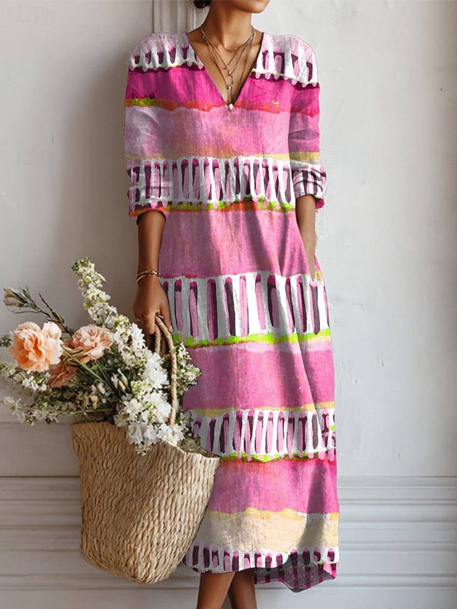 Sadie™ | Square Neck Short Sleeve Midi
