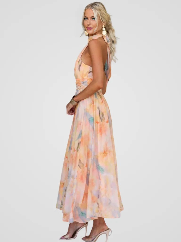 Peppa | Floral Midi Dress